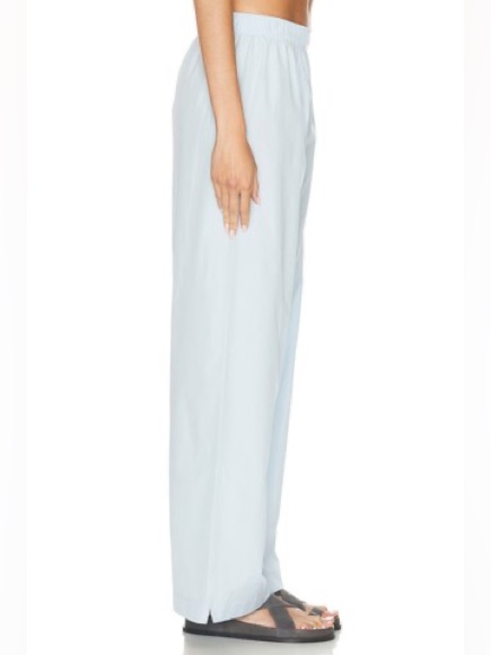 Comme Si La Boxer Alta Pant Poplin Cotton Light Blue Size Small Nwt — image 4 of 8